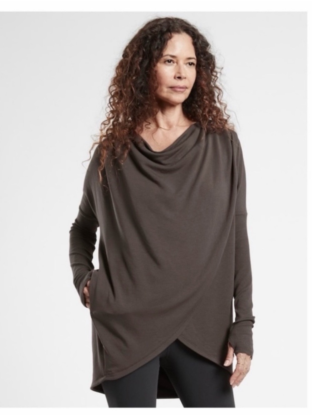 Athleta Purana Wrap Sweatshirt Hoodie